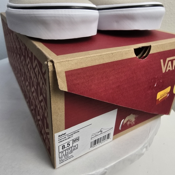 Vans Asher Men's Slip on Canvas Beige Sneakers Tennis Shoes Size 8.5 - Picture 9 of 9